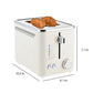 Toastmaster 2-Slice Multi-Function Stainless Steel Color Series Toasters