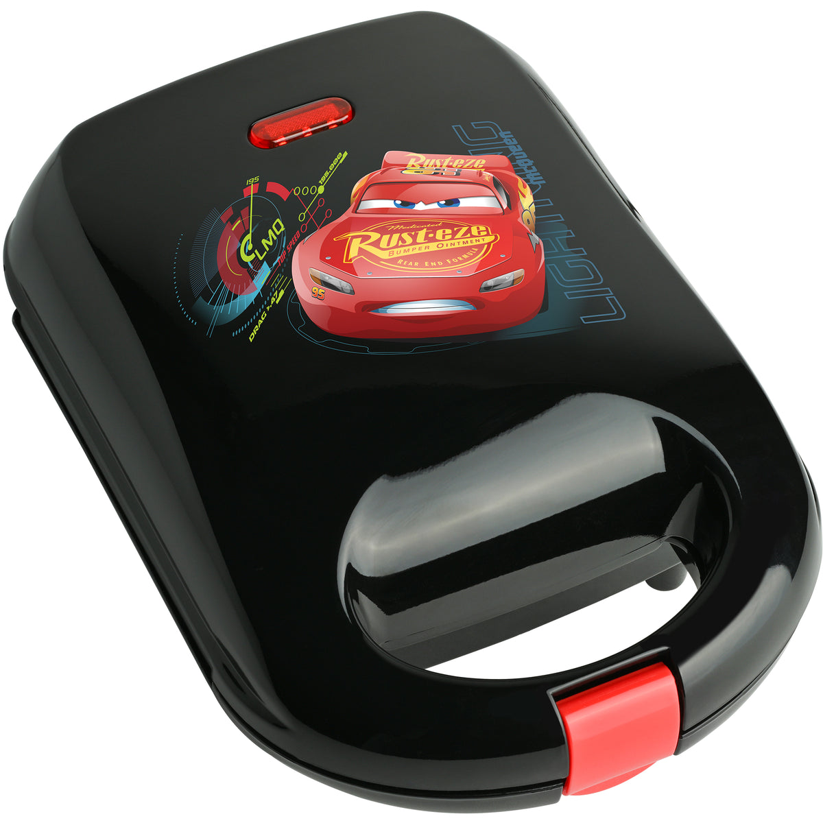 Cars Lightning McQueen Ceramic Sandwich Maker, Single Sandwich Press