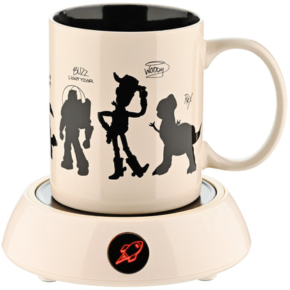 Toy Story Character Silhouette Mug Warmer with 12 oz Mug