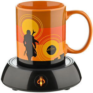 Mandalorian and Grogu Interstellar Badlands Mug Warmer with 12 oz Mug