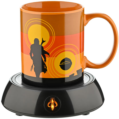 Mandalorian and Grogu Interstellar Badlands Mug Warmer with 12 oz Mug